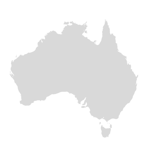 Australië kaart PNG hoogwaardige Afbeelding