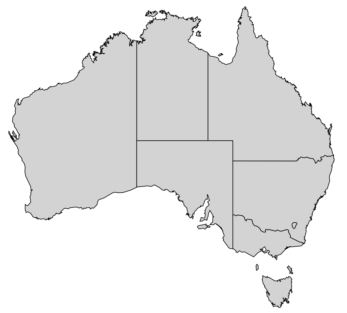 Australia Map PNG Image Background