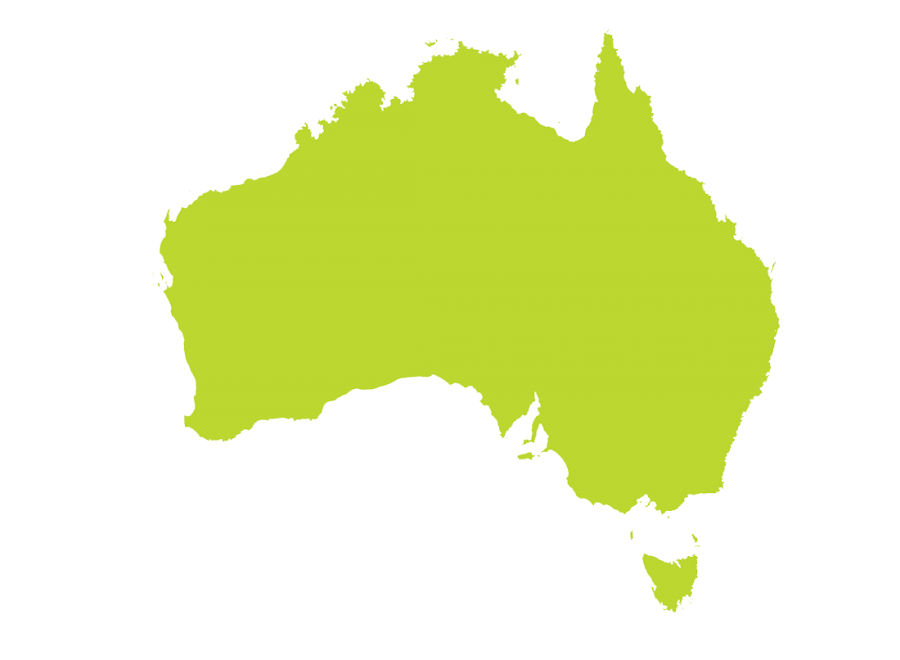 Australia Map PNG Pic