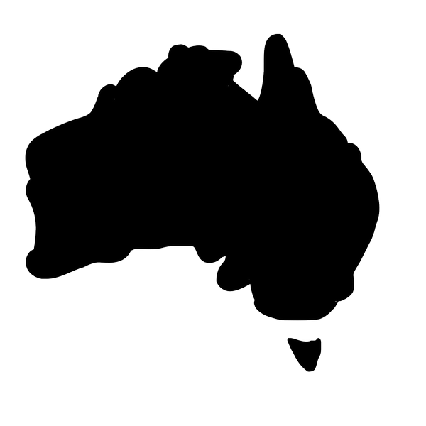 Australië Kaart PNG-Afbeelding