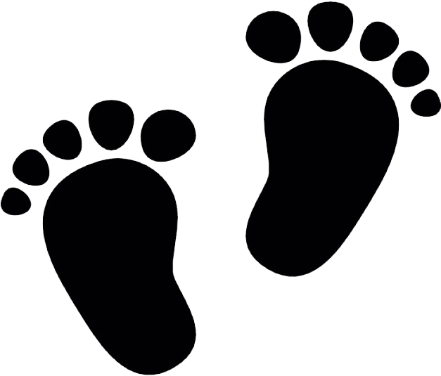 Baby voetafdruk PNG Gratis Download