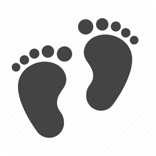 Baby Footprint PNG Image Transparent Background