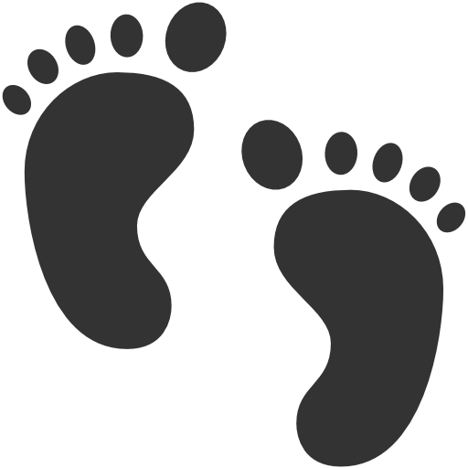 Baby Footprint PNG Image Transparent