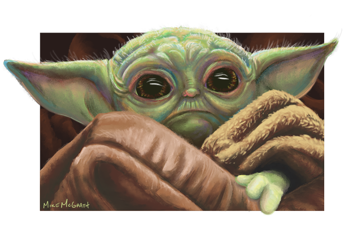 Baby Yoda Transparenter Hintergrund PNG
