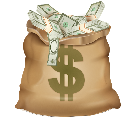 Bag of Money PNG Image Transparent