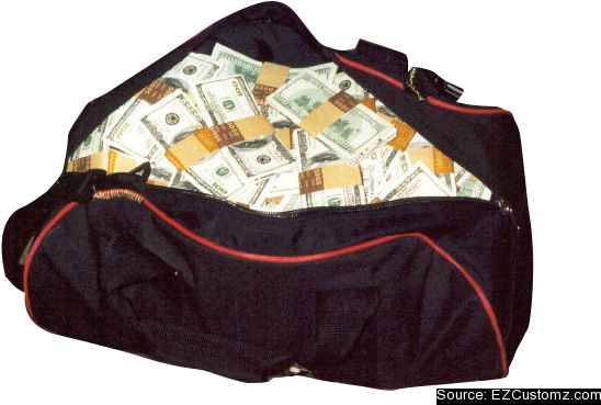 Bag of Money PNG Transparent Image