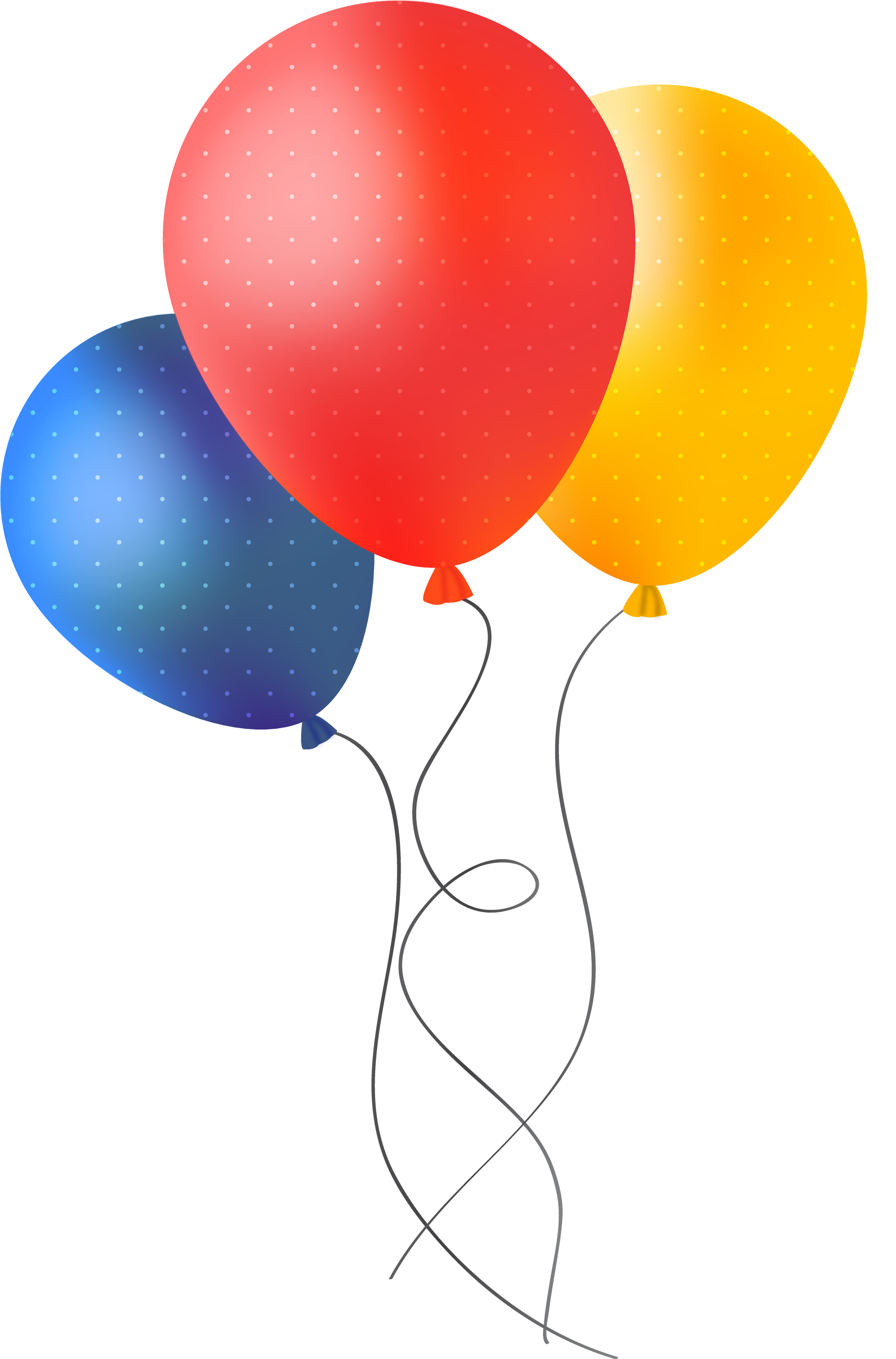 Ballons PNG-Bildhintergrund