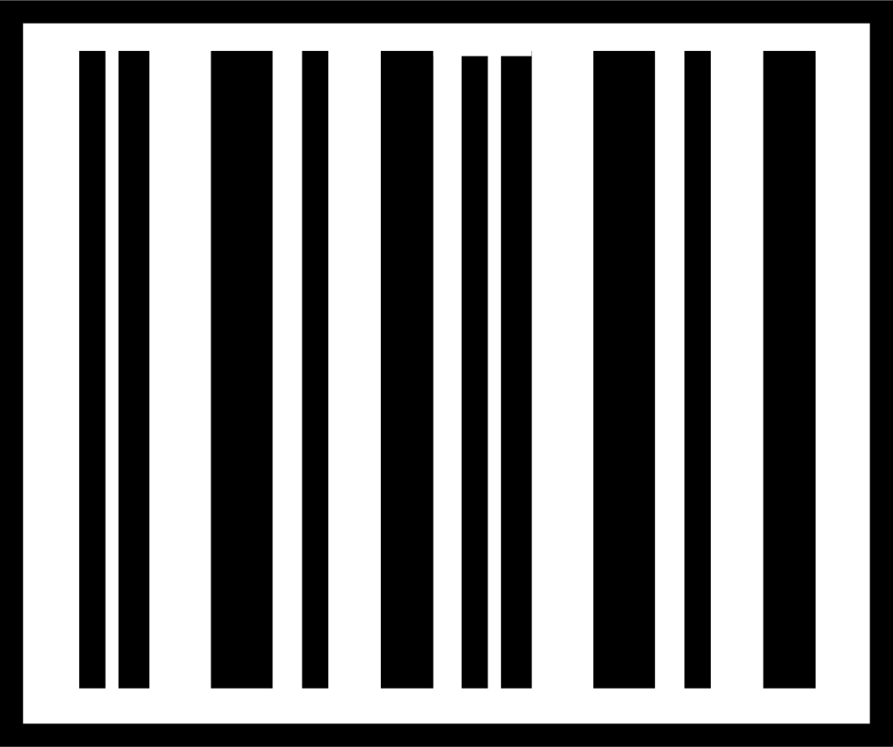 Barcode Sticker Download PNG Image