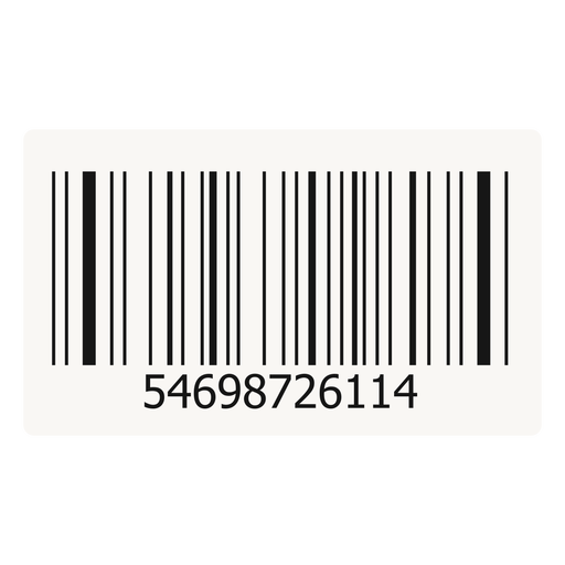 Barcode Sticker PNG Image Background