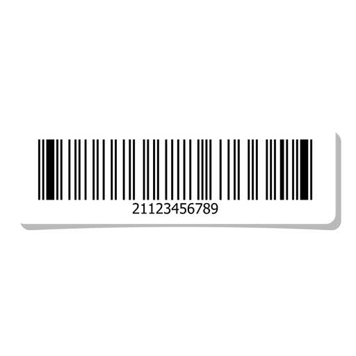 Barcode Sticker PNG Image Transparent Background