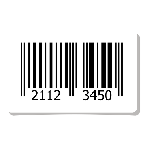 Barcode Sticker PNG Photo