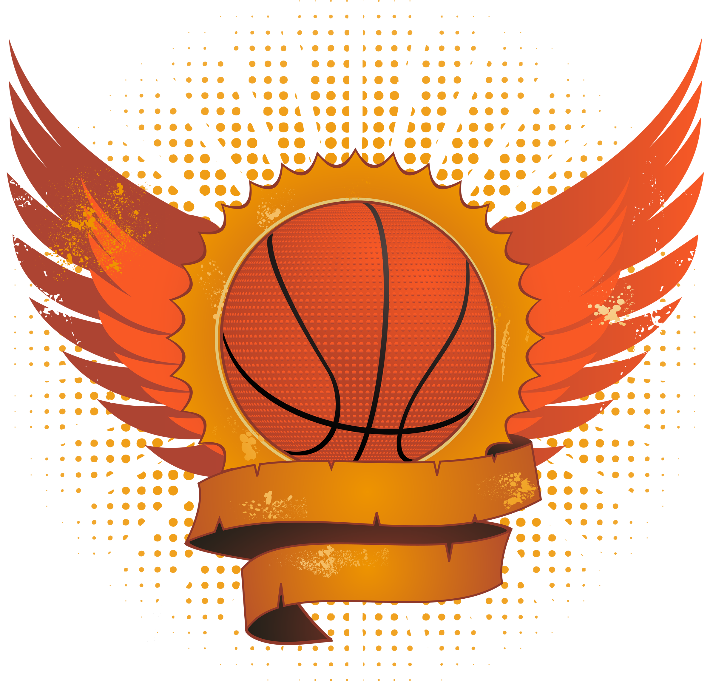 Basketball On Fire PNG Photo