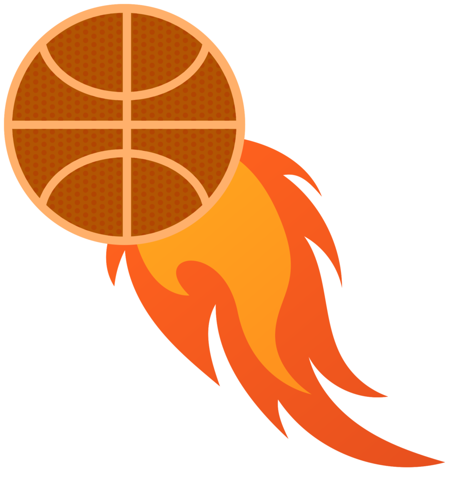 Basketball On Fire Transparent Images