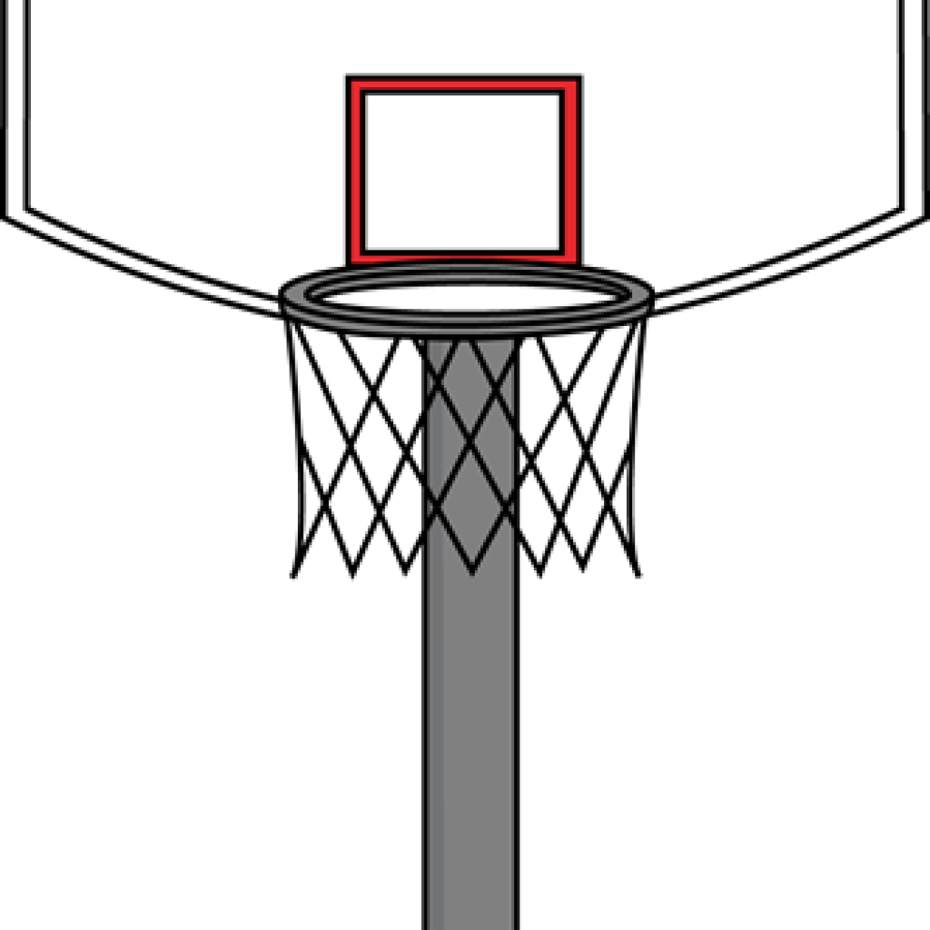 Fundo de imagem de anel de basquete PNG