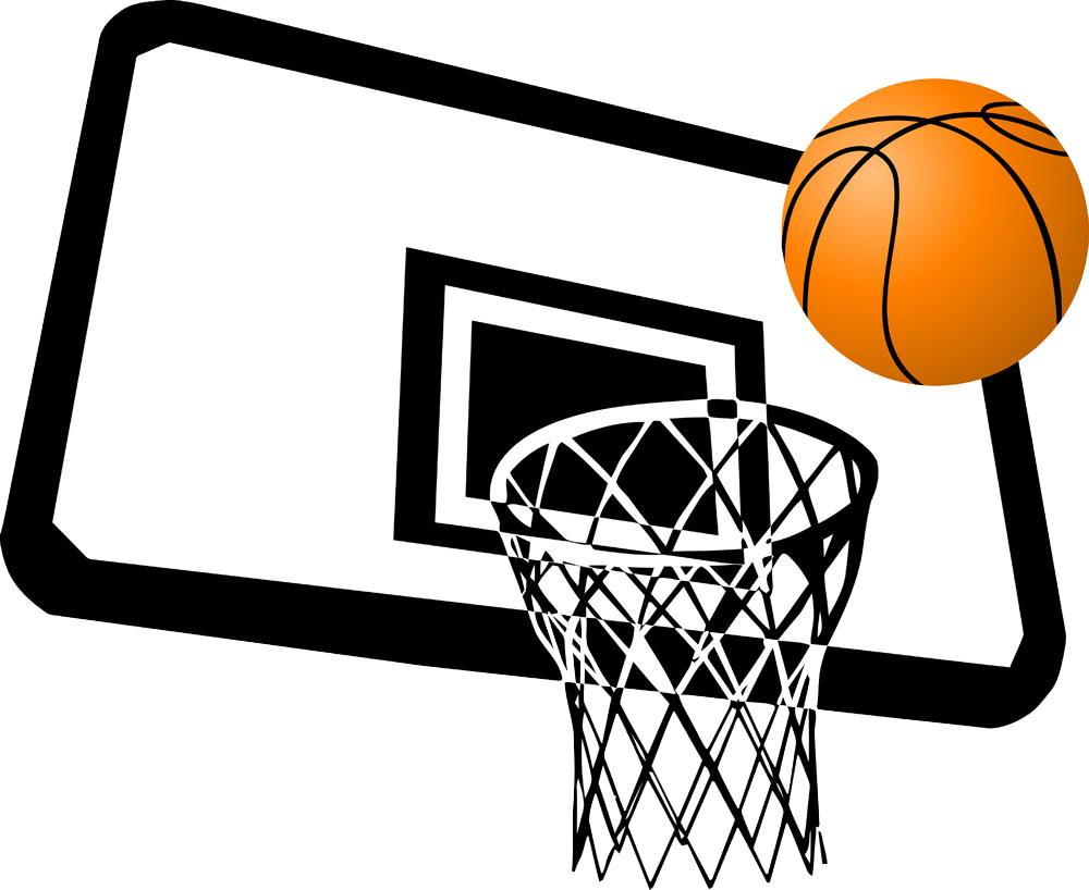 Imagem transparente de anel de basquete PNG