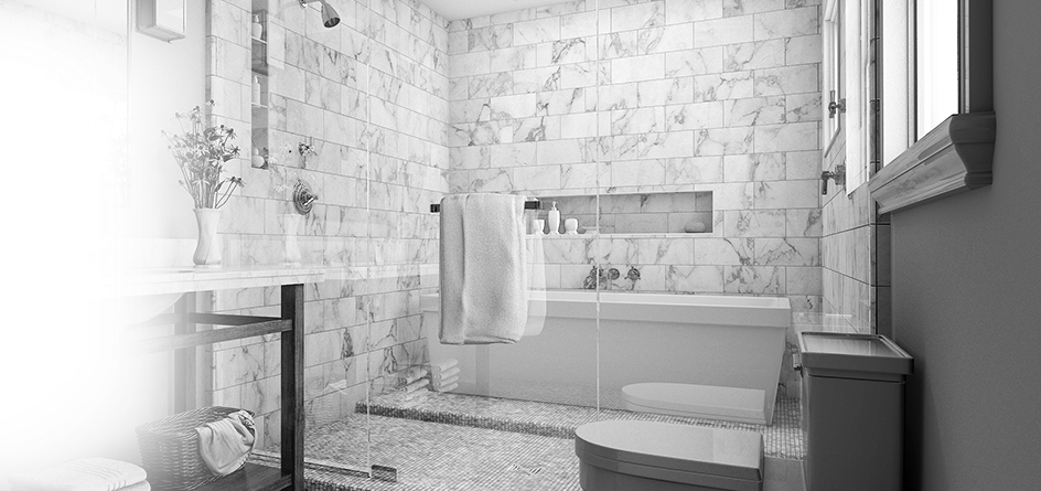 Image intérieure de salle de bain