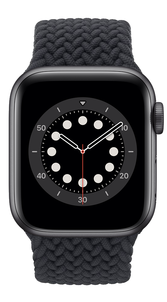 Black Apple Watch Series 5 PNG-Afbeelding
