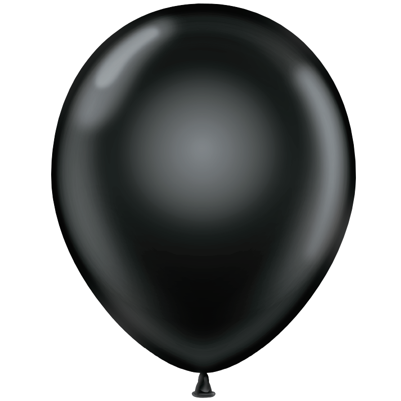 Black Balloons PNG-Foto