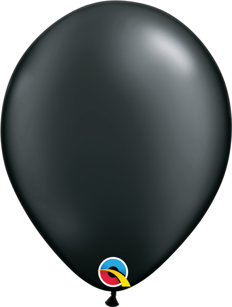Black Balloons PNG Transparent Image