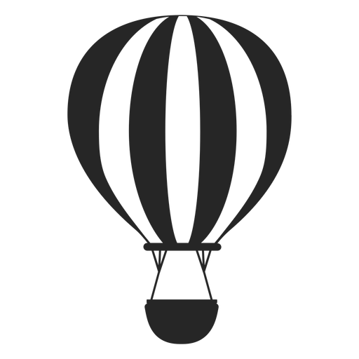 Imagem transparente de balões pretos