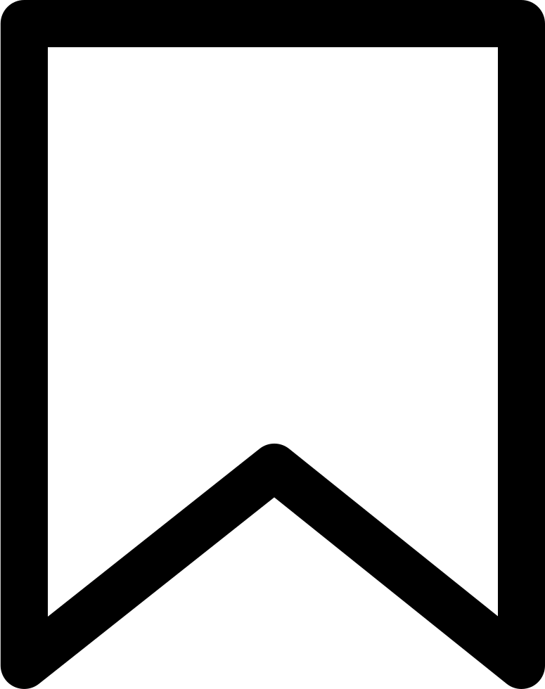Black Bookmark PNG Background Image