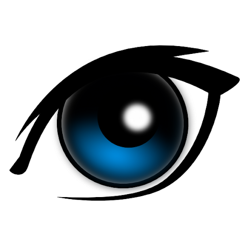 Синие аниме глаза PNG высококачественные изображения