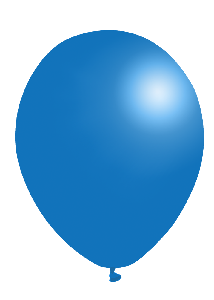 Blue Balloons PNG Background Image