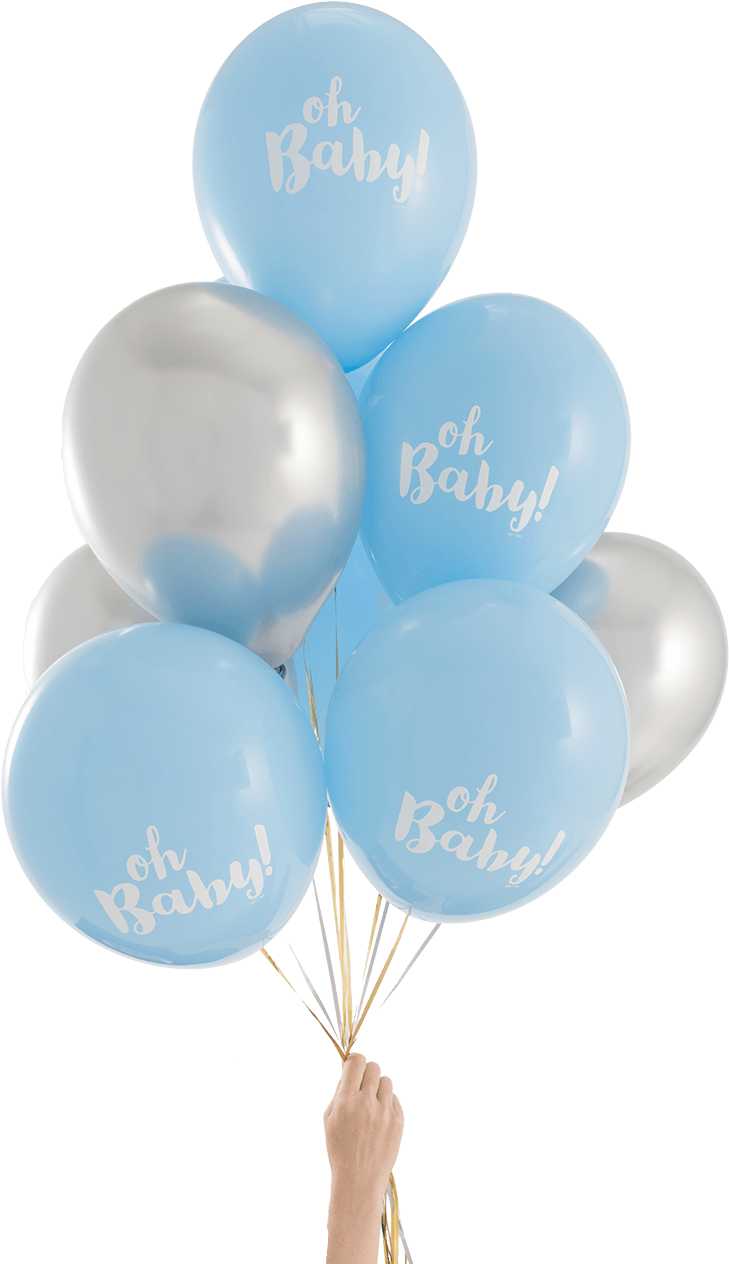 Blue Balloons PNG High-Quality Image
