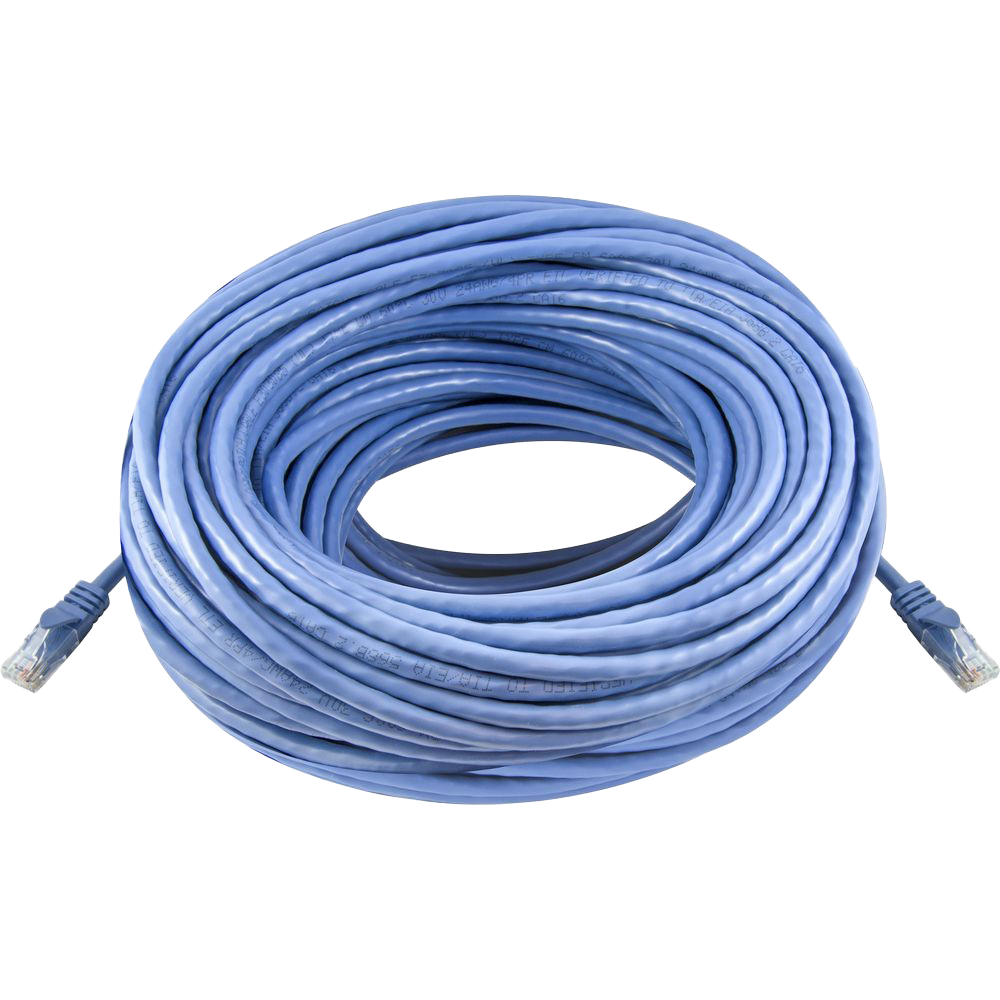 Blue Ethernet Cable Free PNG Image