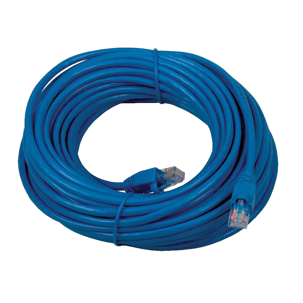 Blue Ethernet Cable PNG Image Background