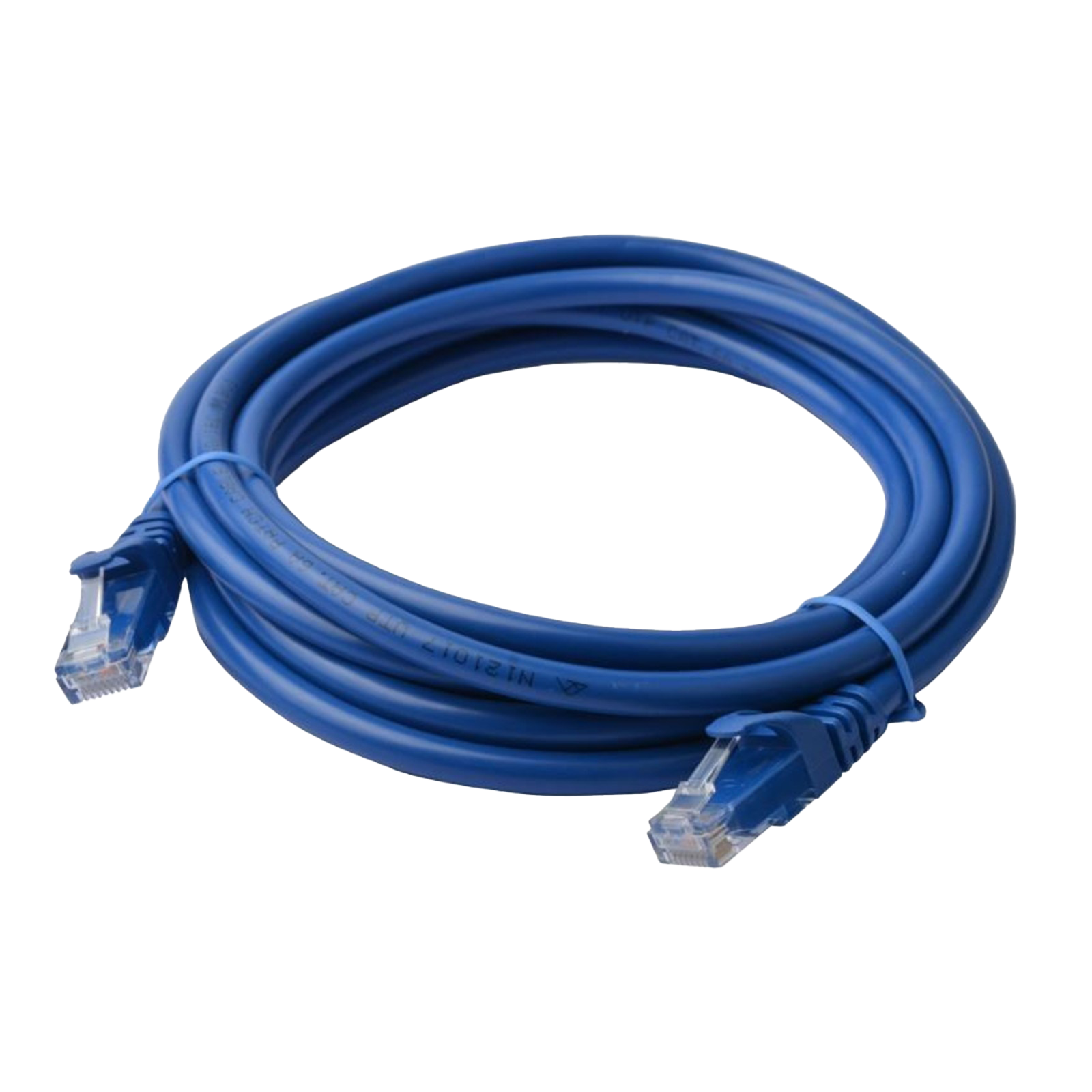 Blauwe Ethernet-kabel PNG-foto