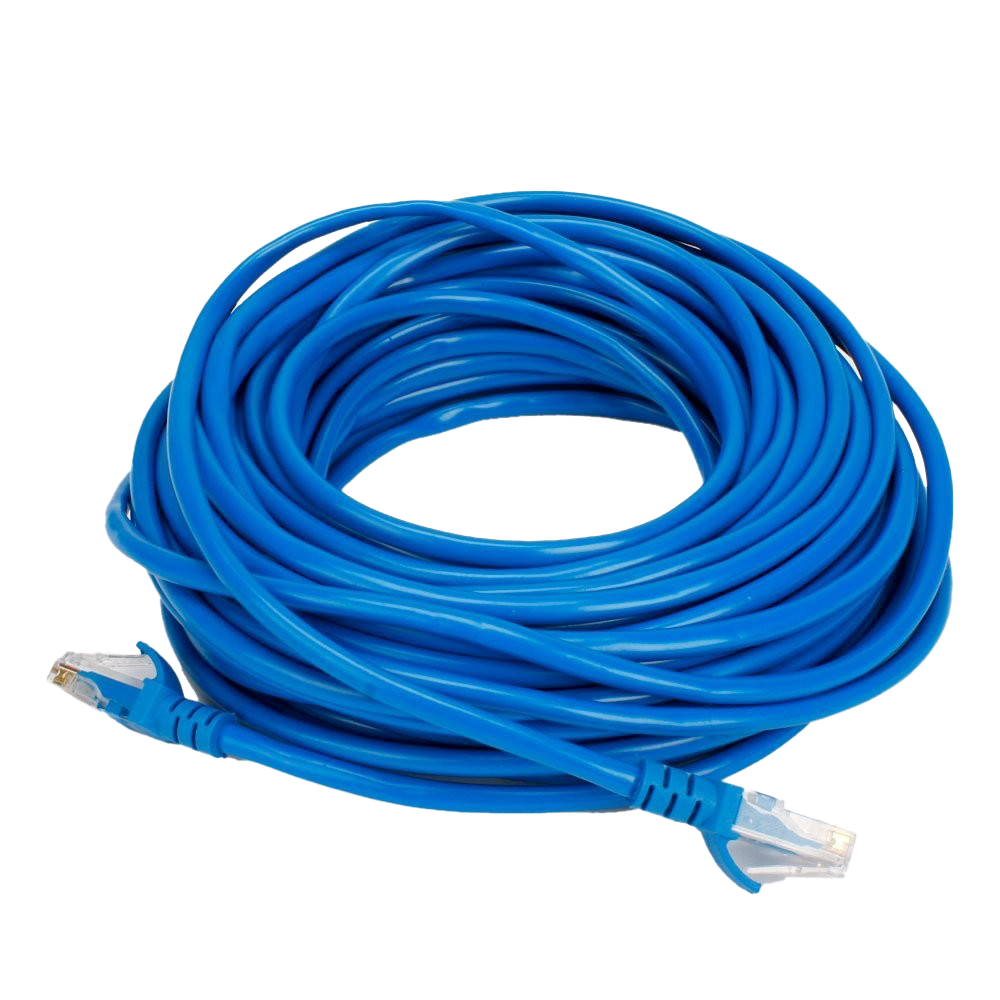 Blue Ethernet cable PNG Transparent Image