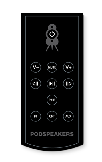 Bluetooth Remote Control Transparent Image