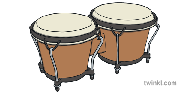 Bongo Drum PNG Background Image