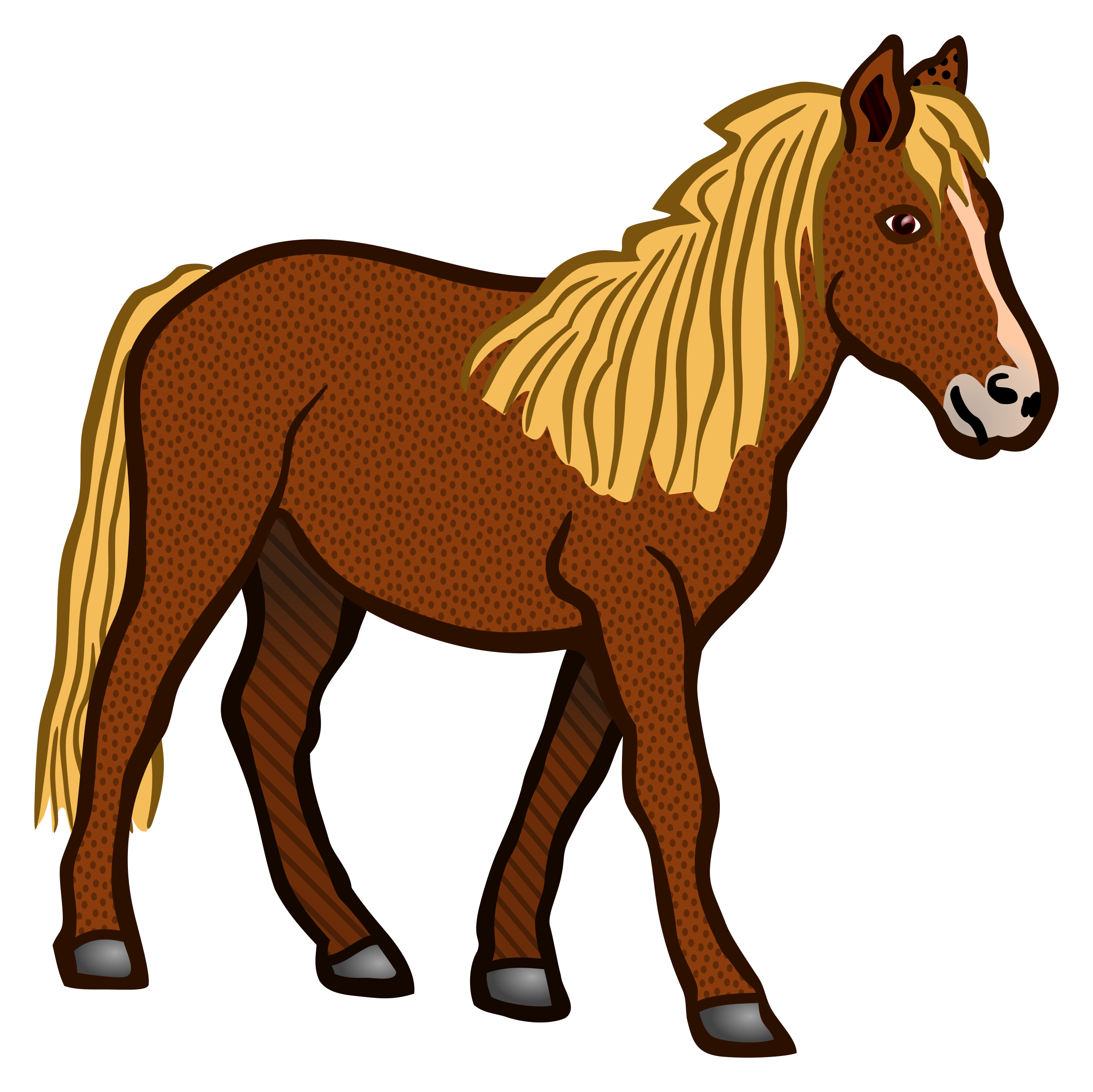 Brown Horse PNG Pic