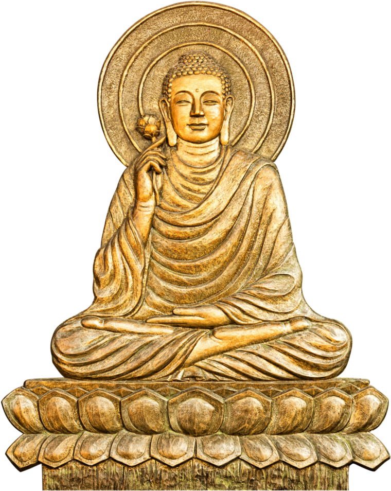 Patung Buddha PNG Gambar berkualitas tinggi