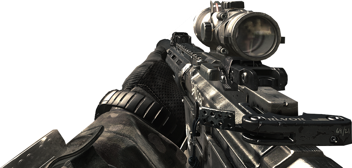 Call of Duty Gun Transparent Image