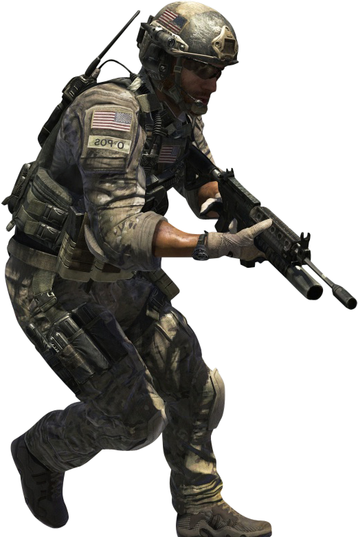 Call of Duty Mobile Soldier PNG Hoogwaardige Afbeelding