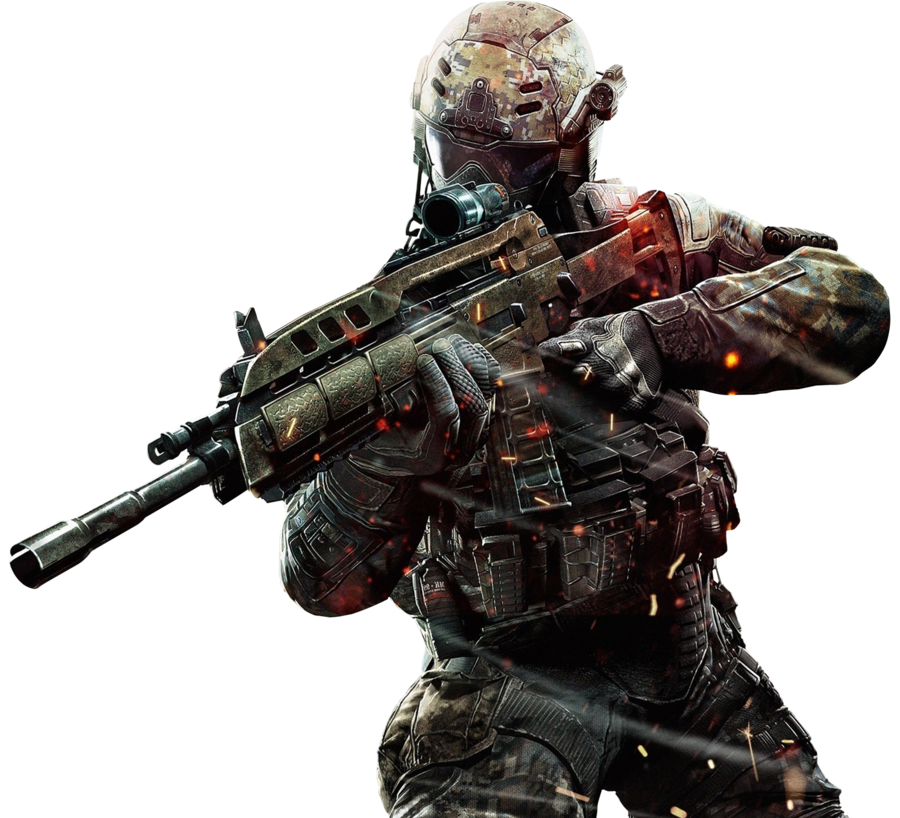 Call of Duty Mobile Soldier PNG Background Gambar