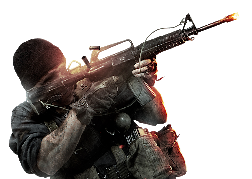 Call of Duty Modern Warfare Soldier PNG Background Image