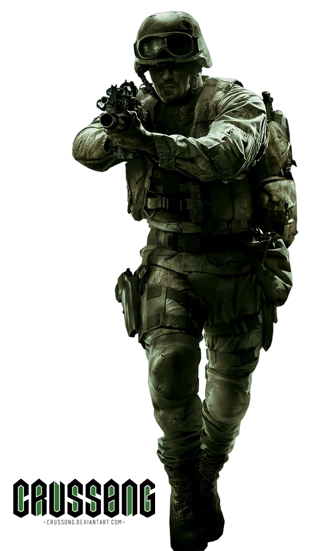 Call of Duty Modern Warfare Soldier PNG Download Image