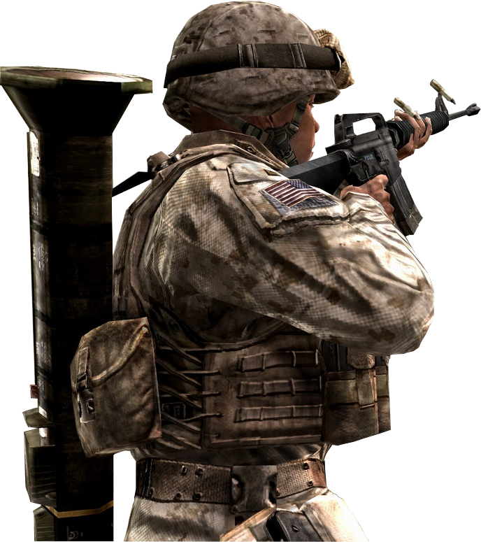 Call of Duty Modern Warfare Soldier PNG