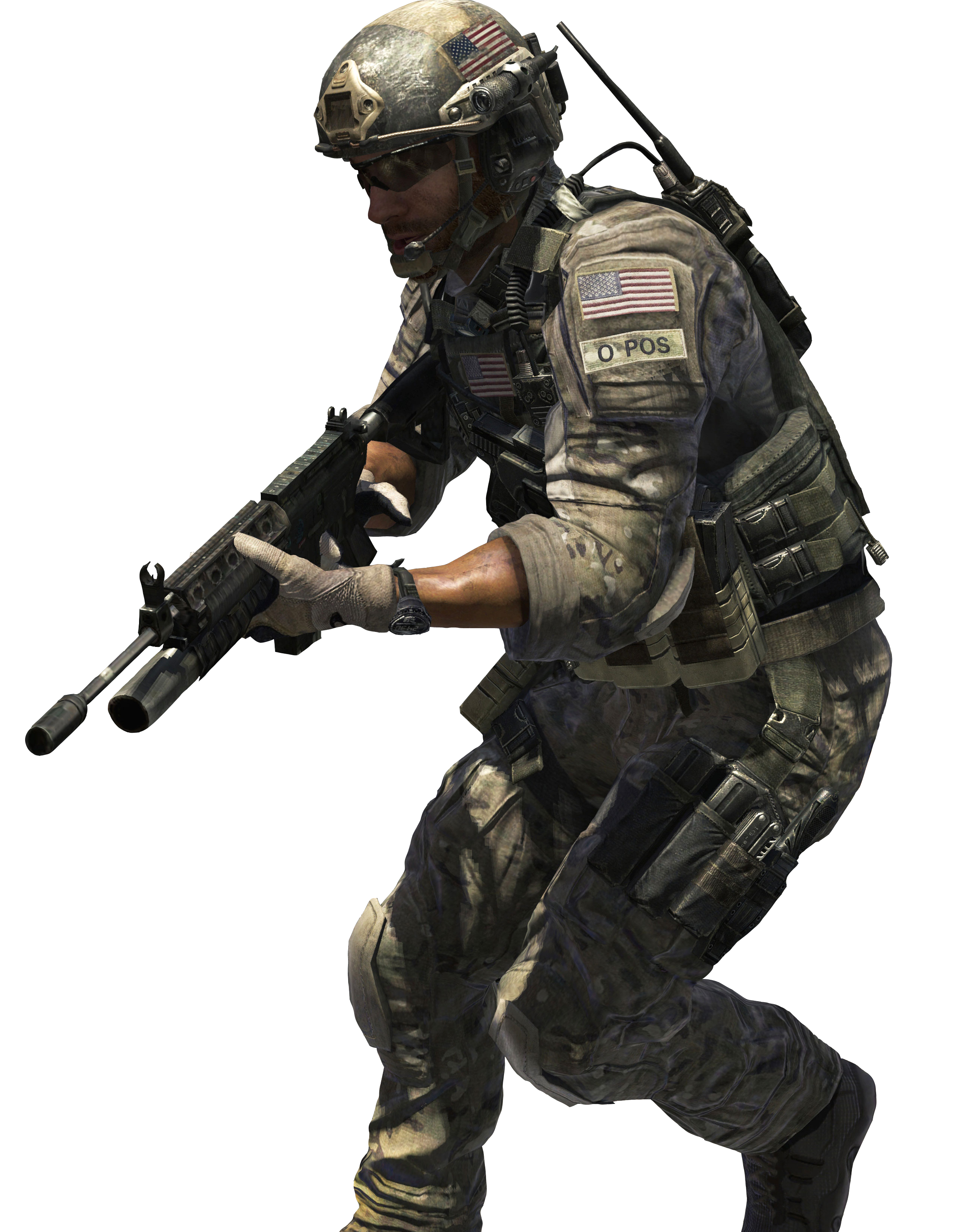 Call of Duty Modern Warfare Soldier PNG Pic