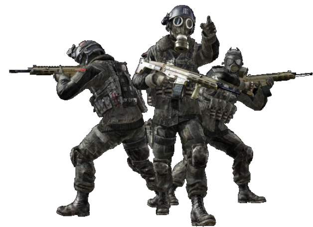 Call of Duty Modern Warfare Soldier PNG Transparent Gambar