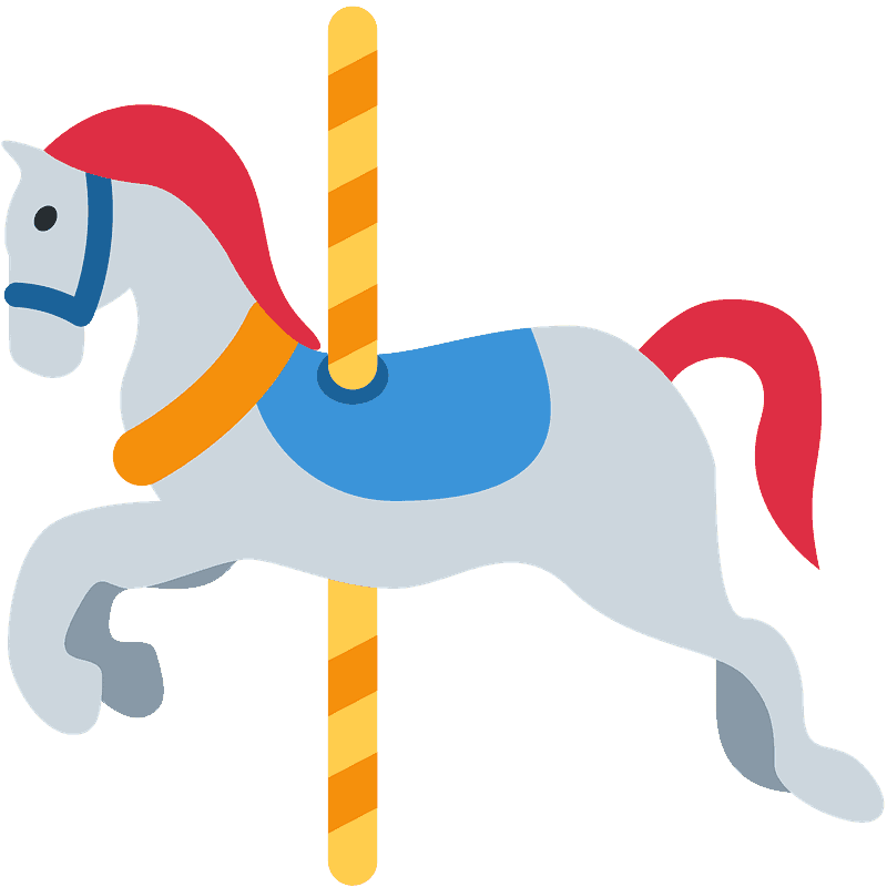 Carousel horse Gratis Gambar PNG