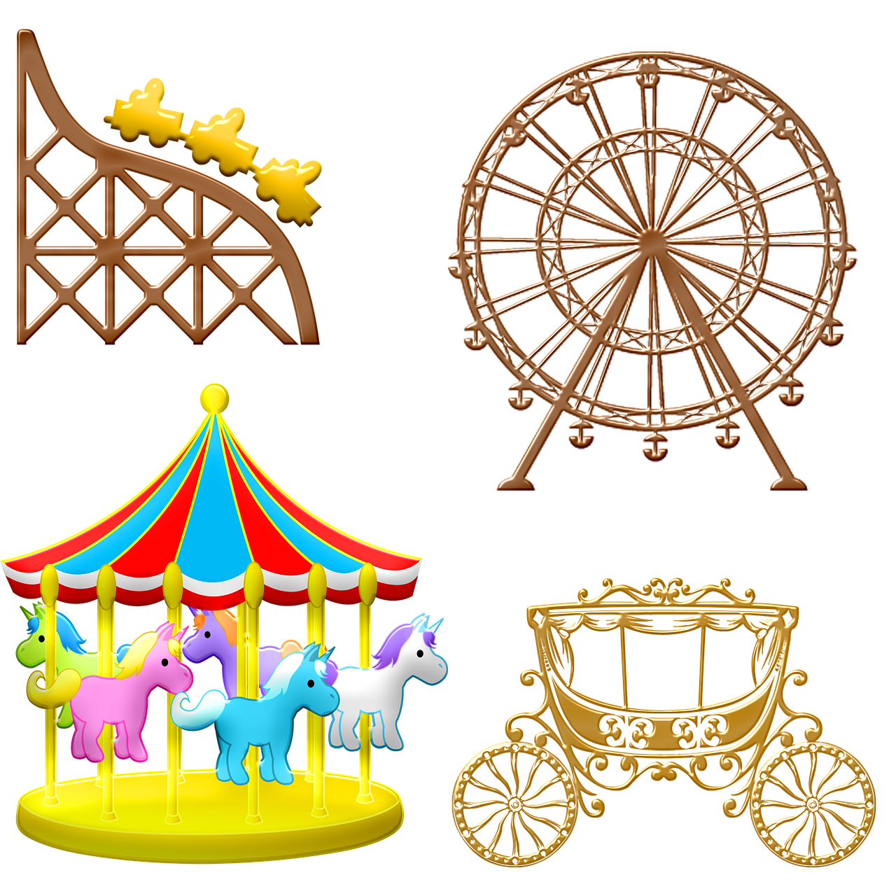 Carousel PNG High-Quality Image