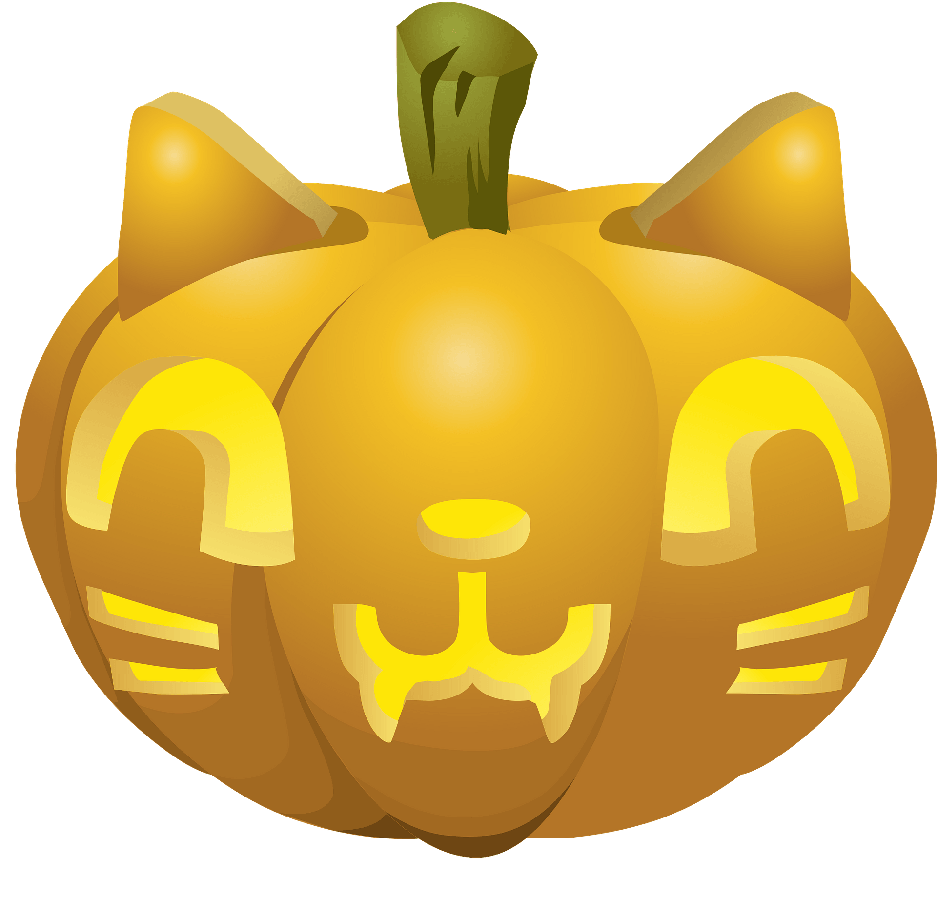 Carved Pumpkin Free PNG Image