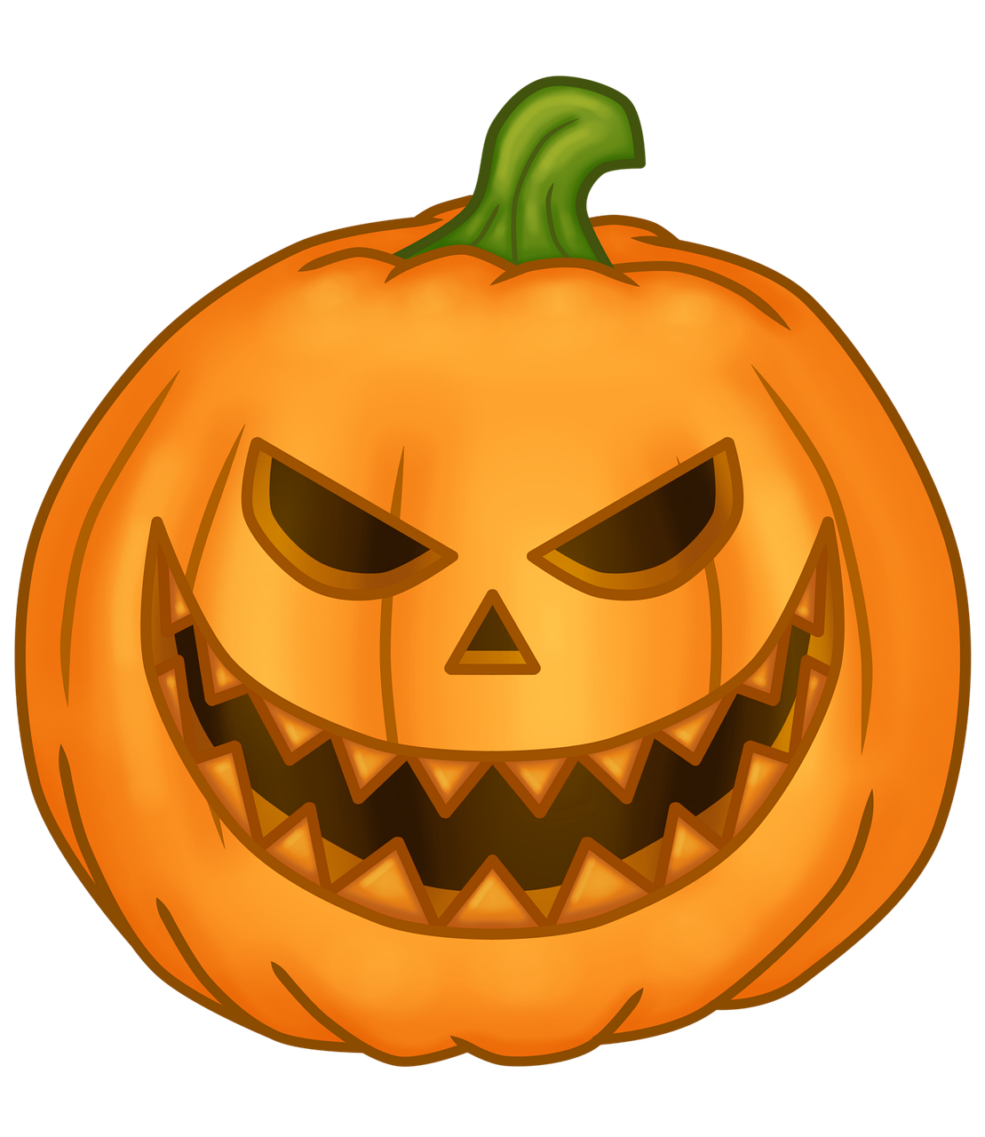 Carved Pumpkin PNG High-Quality Image