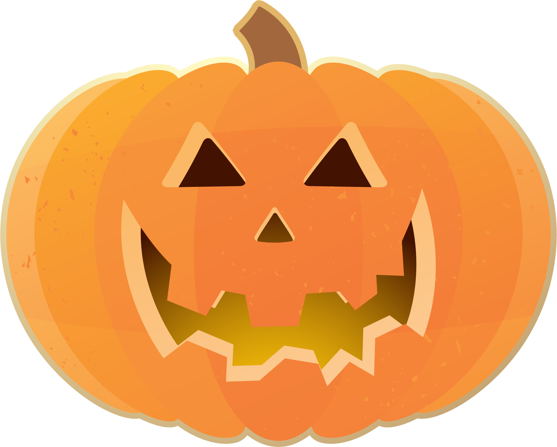 Carved Pumpkin PNG Image Background