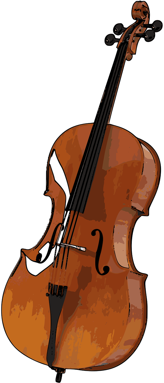 Image Transparente de violoncelle